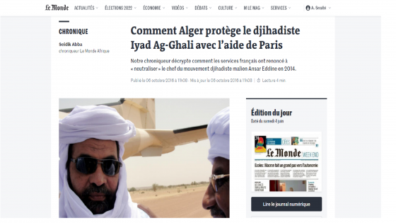 الثقة فالوثيقة: عندما وفرت الجزائر الحماية للإرهابي إياد غالي