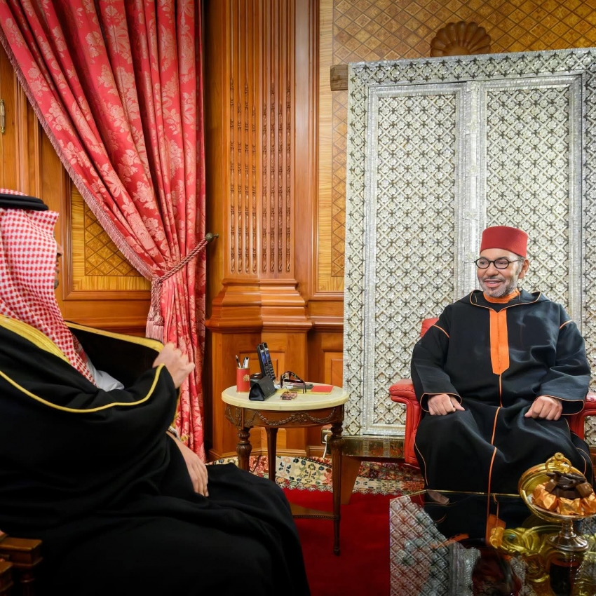 جلالة الملك يستقبل بالدار البيضاء مبعوثا من خادم الحرمين الشريفين ومن ولي عهد المملكة العربية السعودية