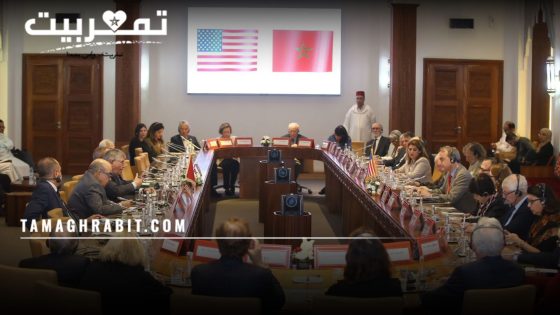 رئيس مجلس النواب أحمد تويزي يستقبل وفدا عن اللجنة اليهودية الأمريكية